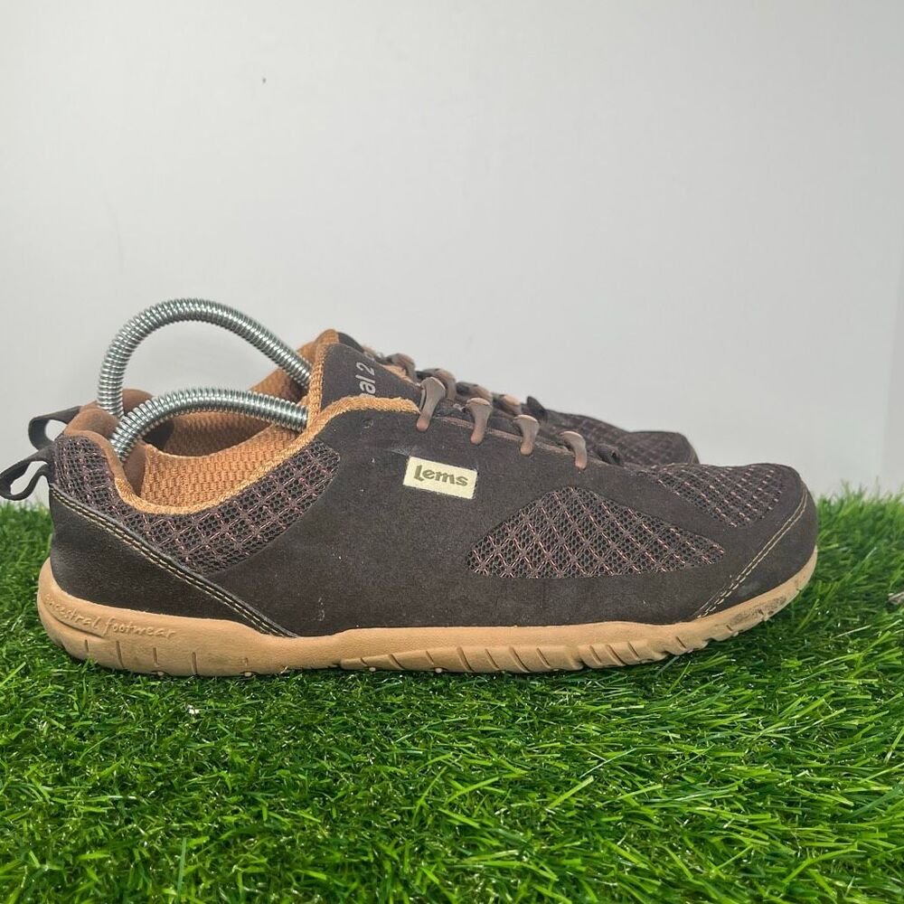 Lems Primal 2 Minimalist Barefoot Shoes Brown Mesh Lightweight EU 41 US M8.5/ W1 - Picture 3 of 8